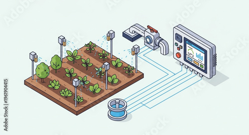 Smart Farming System - Automated Irrigation and Crop Monitoring.