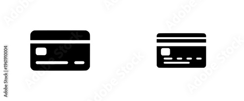 Credit card silhouette: a universal symbol of commerce and payment