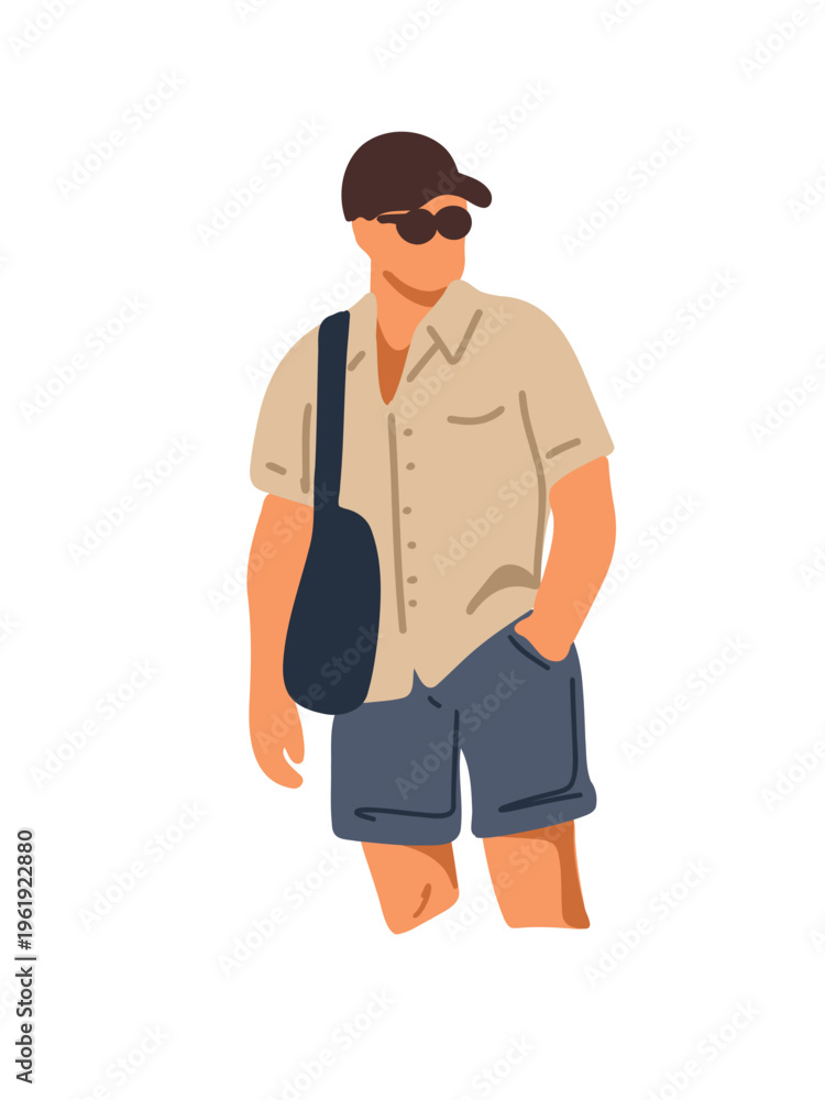 Obraz premium stylish young man isolated on white background