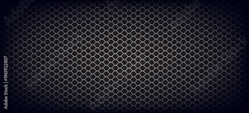 Black wired mesh texture isolated on white background. Metallic or fabric fence, cage or lattice structure.  eps10