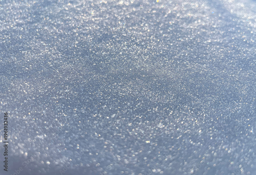 Obraz premium Snow surface texture close up