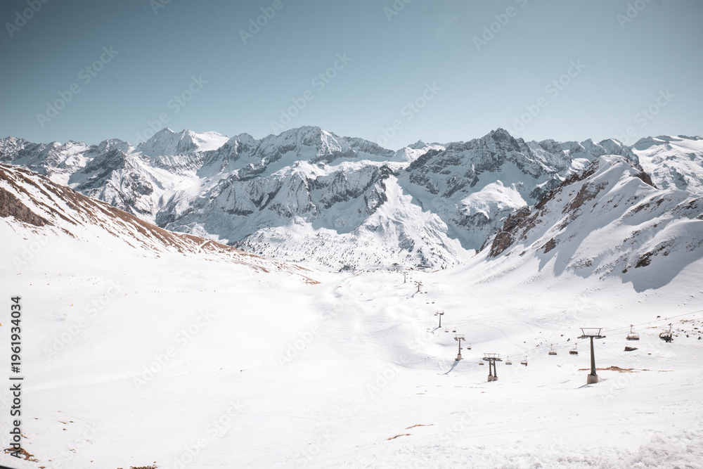 Fototapeta premium winter mountain landscape