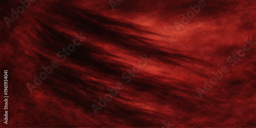 A soft flowing red silk fabric background features a dark velvet texture and satin motion design with light purple accents on a grunge textile surface