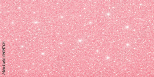Pink Valentine background with red hearts and shiny bokeh light patterns creates a festive winter holiday wallpaper design for a love celebration card