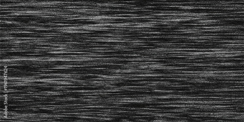 A dark black canvas fabric texture background features a rough wooden grain pattern with a brown hardwood plank design on an old grunge timber surface