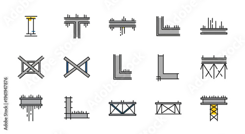Finance and Banking Icon Set Featuring Investment Savings Credit Card Payment Wallet and Financial Management Concept