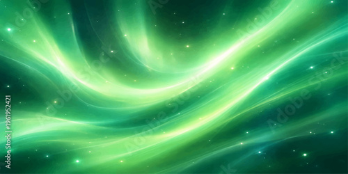 An abstract blue motion background featuring a glowing galaxy vortex with stars, swirling wave patterns, and bright cosmic light spirals in a celestial wallpaper design