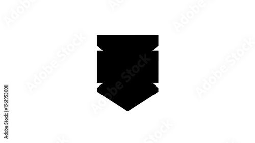 Download icon arrow down symbol file transfer save black vector illustration