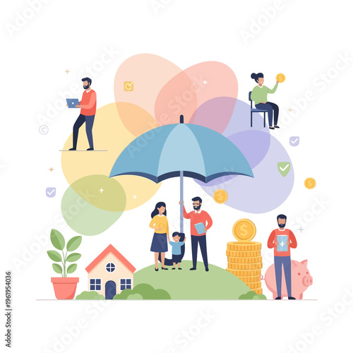 Family Protection Under Umbrella Together.