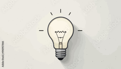 light bulb vector illustration