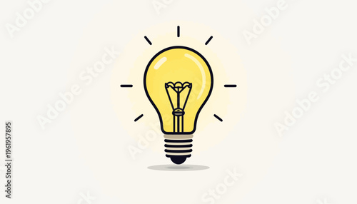 light bulb vector illustration