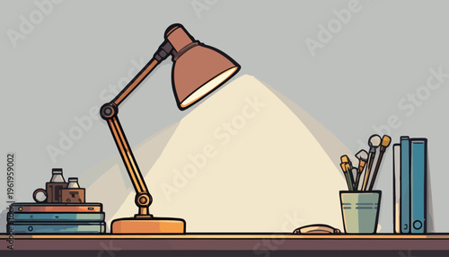 light bulb on a gray background