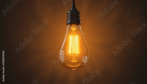 light bulb on a gray background