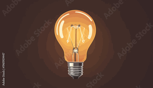 light bulb on a gray background