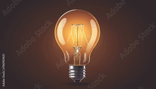 light bulb on a gray background