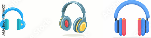 Vibrant Blue Earphones: A Symphony of Sound and Style