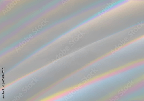 虹色の光が走るグレー背景