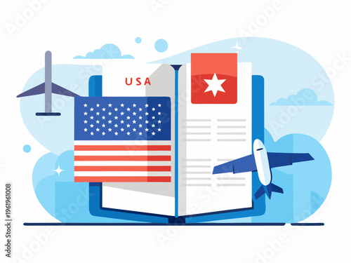 US visa, Visa in passport entry ban, fee for US visa, tour of the USA denied, airport and customs, checkpoint and illegal immigrants, closed borders and rejected and refused USA visa, H-1B visa