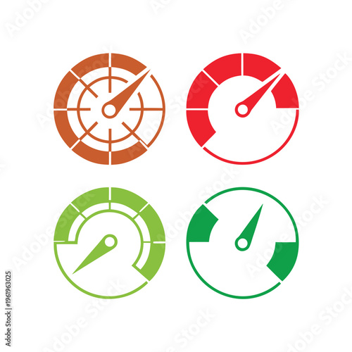Four circular representing music genres jazz rock classical and folk with musical notes