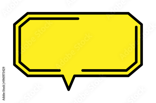 シンプルな吹き出し素材