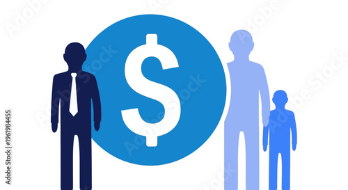 Family Financial Planning Money Concept.