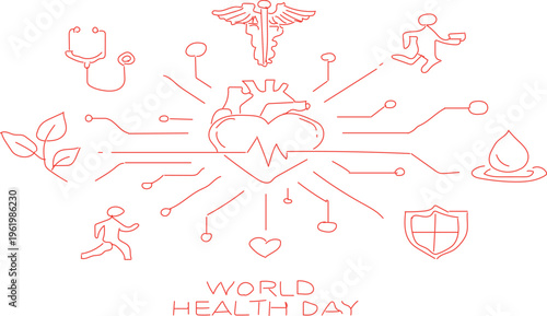  graphic design promoting health and wellness.