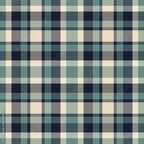 Collage textile check seamless, row fabric tartan plaid. Neat vector pattern texture background in light and dark colors.