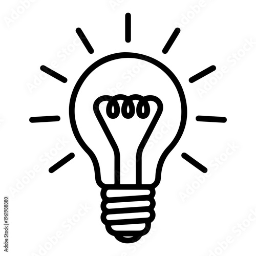 Light bulb idea concept inspiration innovation creativity