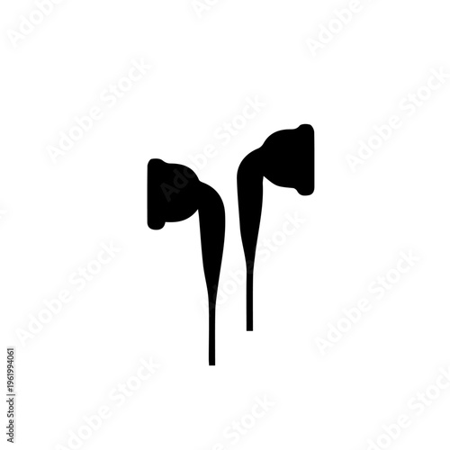 Wireless Earbuds Vector Icon Set – Modern Bluetooth Earphones Minimal Illustration