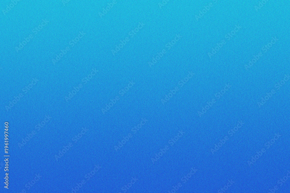 Naklejka premium Abstract Blue Grainy Gradient Background with Noise Texture.
