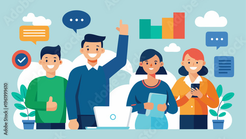 Business team, collaboration, communication, office workers