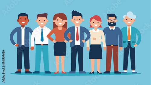 Diverse business people, office workers, professionals, team members