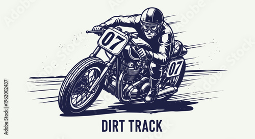 Dynamic Motorcycle with Motion Blur, concept for race promotion, sports apparel, and extreme sports events.