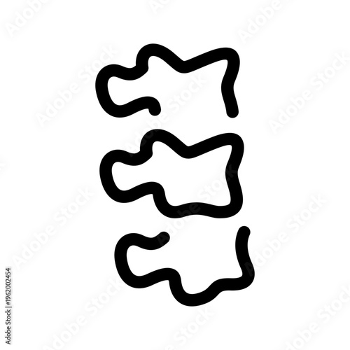 Spine Icon Vector Symbol Design Illustration