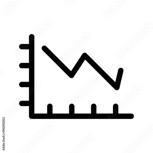 Decrease Icon Vector Symbol Design Illustration