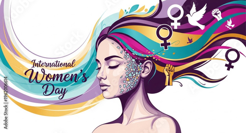 International Womens Day Celebration Portrait.