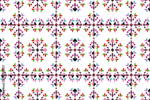 seamless abstract  floral pattern