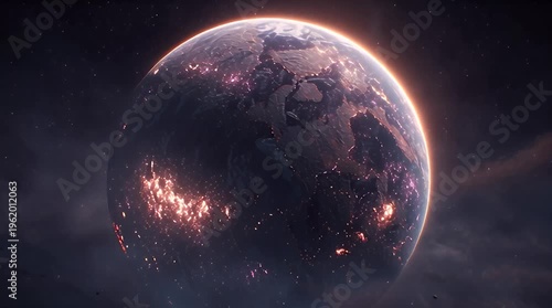 Sci-Fi Earth in Space
