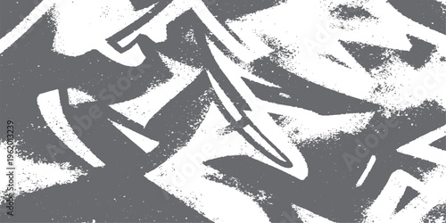 Abstract an intriguing, artistic graffiti mural showcases dynamic patterns and textures with a bold, contemporary design that add a touch of urban style to any project.