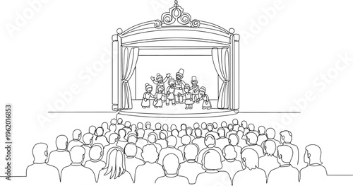 concert audience listening to orchestra