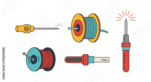 Filler Rod Line art vector modern abstract clean shapes