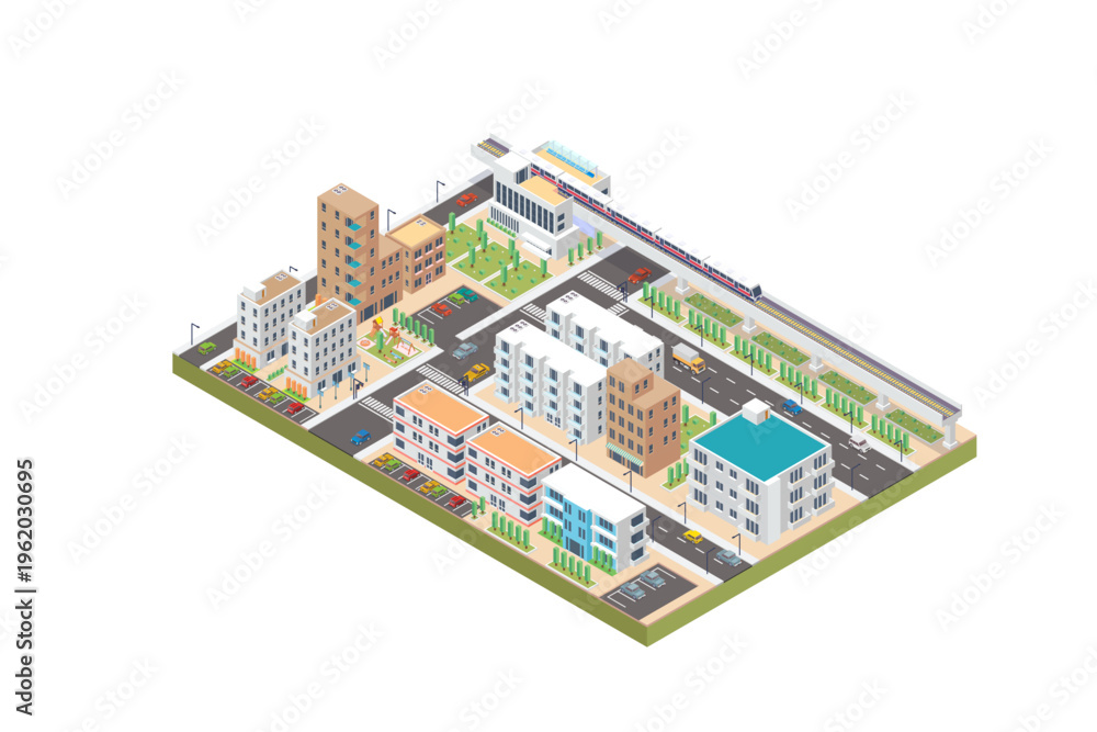 Obraz premium city map