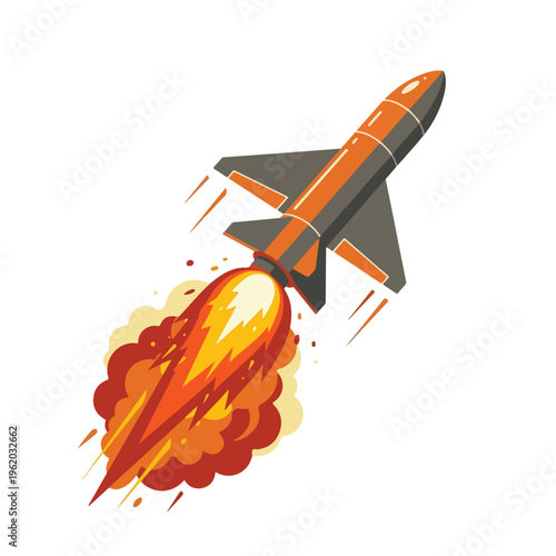 vector isometric of an unmanned aircraft gliding 5