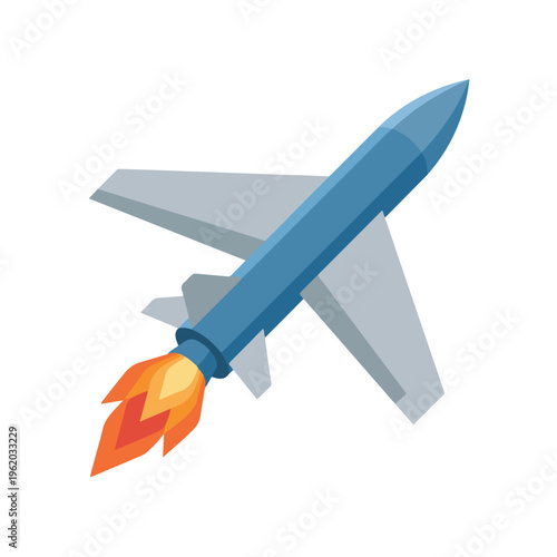 vector isometric of an unmanned aircraft gliding 03
