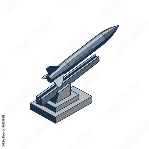 vector isometric of an unmanned aircraft being launched 08