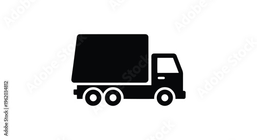 Delivery Center Line art abstract clean illustration vector