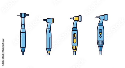 Dental Drill Line art vector simple abstract design