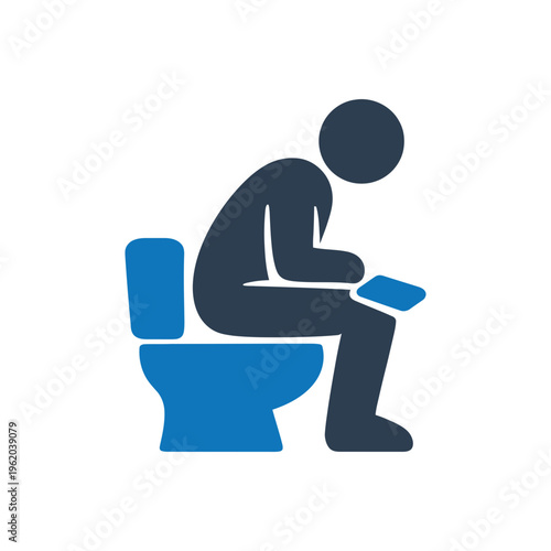 Digital Bathroom Seclusion Icon