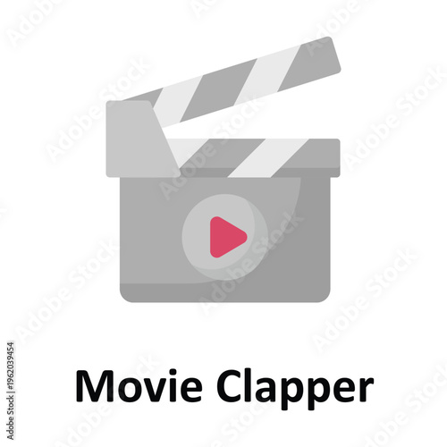 Movie Clapper Vector icon which can easily modify or edit