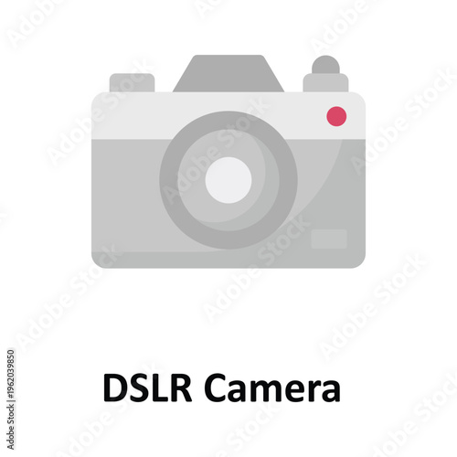 DSLR Camera Vector icon which can easily modify or edit